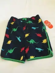 NWT Wonder Nation Boy Swim Trunk Shorts UPF 50+ Dinosaur 2t,3t,4t