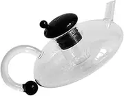 ULTECHNOVO High Borosilicate Coffee Pot Handheld Teapot for Coffee Tea Brewing Practical Container Easy to Use for Home Office