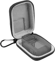 Geekria Action Camera Carrying Case Compatible with GoPro Hero 6, 7, 8, 9, 10, 11, Insta360 GO 3, ONE R, Hard Shell Travel Storage Bag Surface-Waterproof Sports Accessories (Dark Grey)