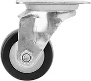2in TPU Swivel Caster Universal Wear Flexible Rotation with 6001ZZ Bearing Ideal for Tool Cart Textiles and Wheel