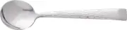 Sprig Silver 6.375" Stainless Steel Bouillon Spoon - 1 Doz