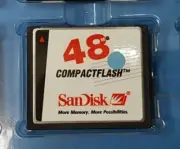SanDisk, CF Memory, 48MB, Compact Flash Memory Card, (NEW)