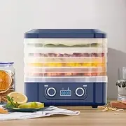 5-Layer Household Smart Fruit Dryer, Fruit Dehydrator, with Adjustable Temperature30-70°C(95-158°F) & 48H Timer Digital Dehydrator, Household Food Drying Machine, for Meat, Fruit, Vegetables