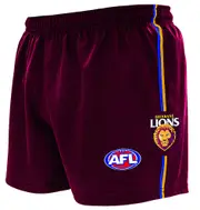 Brisbane Lions AFL Replica Football Shorts - Youth