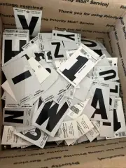 hillman reflective numbers Lot Approximately 1000
