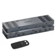 Simplecom KM490 HDMI and DisplayPort Dual Monitor KVM Switch