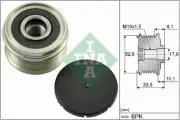 ALTERNATOR FREEWHEEL CLUTCH FITS: PORSCHE BOXSTER S 3.2.PORSCHE 911 3.6 TURBO