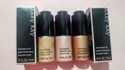 Mary Kay Illuminating Drops (Bronze Light, Golden Horizon, Silver Sands)+Sponges