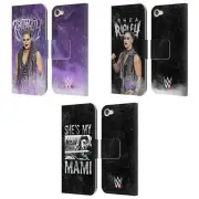 OFFICIAL WWE RHEA RIPLEY LEATHER BOOK WALLET CASE COVER FOR APPLE iPOD TOUCH MP3