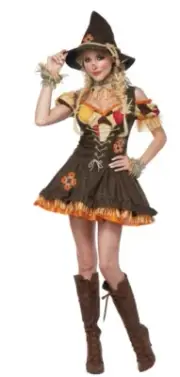 Sassy Scarecrow Adult Halloween Costume