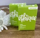 2 x Ethique Zesty Lime & Ginger Soap Bar Body Wash 4.23 oz