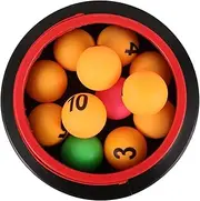 Package of Pp Plastic Raffle Balls Number Balls for Home Parties and Bar Games