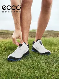 在飛比找Yahoo!奇摩拍賣優惠-鞋子ECCO愛步休閑運動鞋男防水低幫球鞋 高爾夫健步3代13