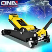 4 Ton for Truck SUV Pickup Low Profile Hydraulic Floor Jack+Ratchet Stand Yellow