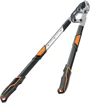 AIRAJ Telescopic Anvil Loppers 68-88cm,Garden Loppers Retractable with Rust-Resistant Coated 55C Blades/Non-Slip Handle,Can Prune Thick Branches Up to 5.5cm, Ideal Pruner for Gardening.