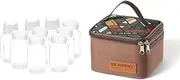[Generic] Spice Shaker Seasoning Dispenser Spice Containers Travel Spice Kit Set with Travel Storage Bag