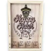 Drinko Plinko Happy Hour Wall Mounted Bottle Opener and Drinking Game