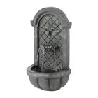 NNEDSZ Solar Fountain Water Feature Wall Mount Garden Fountains 80CM Grey