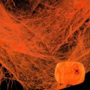 800 sqft Halloween Glow Spider Webs Indoor & Outdoor Spooky Spider Webbing wi...