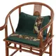 刺繡新中式紅木椅子坐墊實木家具椅墊餐椅墊家用加厚茶圈椅凳子墊