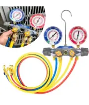 49968 Charging Manifold and 4 Valve Test, A/C Manifold Gauge Tool Set 60" Hoses.