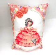Cotillion Cutie Pillow Handmade Decorative Girls Room Bed Decor Bedding Bedroom
