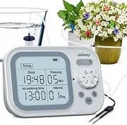 Automatic Plant Waterer Indoor,Self Watering System for 15 Potted Plants,Automatic Drip Irrigation Kit Programmable Water Timer,Smart Humidity Detection Watering