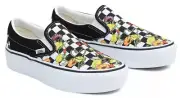 VANS CLASSIC FLORAL CHECKEBOARD POPPY LOW UNISEX MEN SZ 8 = WOMEN SZ 9.5 SHOES