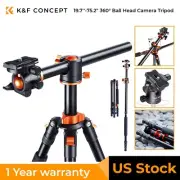 K&F Concept 19"-75" DSLR Camera Tripod Professional Aluminium Monopod Ball Head