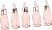 5Pcs Glass Dropper Bottles Essential Oil Storage Bottles Durable and Stylish Design Multipurpose Use for Aromatherapy Perfumes and Liquid Dispensing