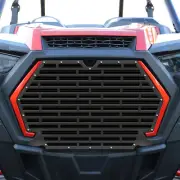Custom Steel Grille Kit for Polaris RZR XP Turbo S 2019-2020 UTV "BRICKS" Black