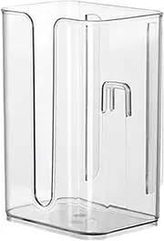 Tissue Dispenser Wall Mount - No Punching Clear Wipes Dispenser,Wall Mounted Tissue Box Holder, Wipe Tissue Storage Box Case for Kitchen Bedroom Bathroom