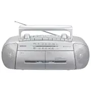 2023OHM Double Radio Cassette Player Portable Recorder with Built-in Microphone