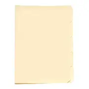 Avery Buff Foolscap Manilla Folders with Tabs (Pack of 5)