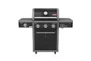 Coleman Freestanding Revolution 3 Burner Outdoor PropaneGas BBQ w/Side Stove BLK