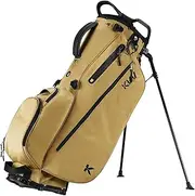 KVV Lightweight Golf Stand Bag with 7 Way Full-Length Dividers, 5 Zippered Pockets, Silent Dual Straps