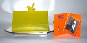 Spazio Mepra Isolana Art 440 Maurizio Duranti Bird House Covered Butter Dish