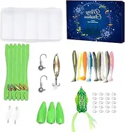 Fishing Lure 2023 - Fish Bait Calendar | Effective Vivid Fishing Countdown Calendar for Adult Men Teen Boys Hamil