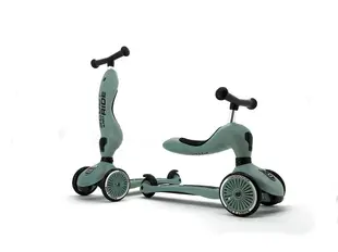SCOOT & RIDE Cool飛滑步車/滑板車/ 森林綠