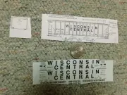 Microscale decals HO Wisconsin Central pullman std covered hopper F101
