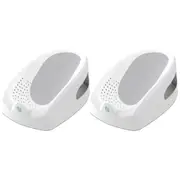 2x Ingenuity Easy Rinse Baby/Infant Bather Seat Non-Slip 57x36cm White 0m+