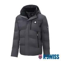 在飛比找蝦皮商城優惠-K-SWISS Down Jacket羽絨外套-男-灰