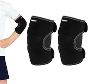 EULANT Elbow Pads, Volleyball with Velcro for Children and Adults, Thick SBR Sponge, Adjustable Elbow Pads for Scooter, Skateboard, Dance, Football, Handball, Yoga, Skiing, Cycling, MTB, Work