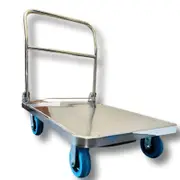 Stainless Steel Heavy Duty Platform Trolley 1-Tonne 1200x600mm