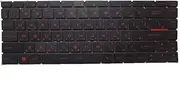 Laptop Backlit Keyboard Red Words for MSI Creator 15M A9SD A9SE A10SE A10SD A10SET Traditional Chinese TW Black without Frame New