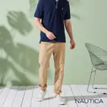 NAUTICA男裝 美式休閒彈性長褲-卡其