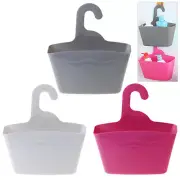 2 Pc Hanging Shower Caddy Hook Bathroom Organizer Shelf Bath Basket Rack Holder