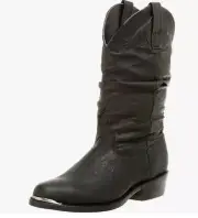 Dingo Men's Amsterdam All Over Black Pigskin DI15240 Boot (All Over Black,10.5D)
