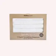 7 Pack Bamboo Towelling Nappies by Bubba Blue | the memo