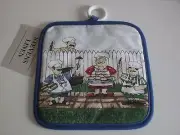 Stevens Linen "Barbeque Guys" Potholder